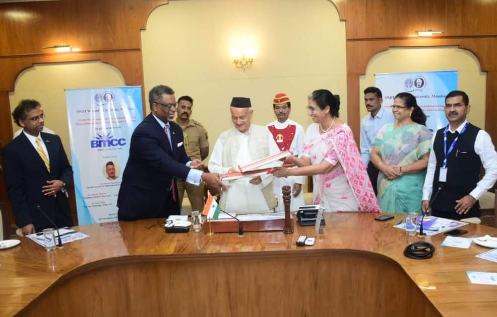 SNDT Women’s University signs MoU with BMCC New York