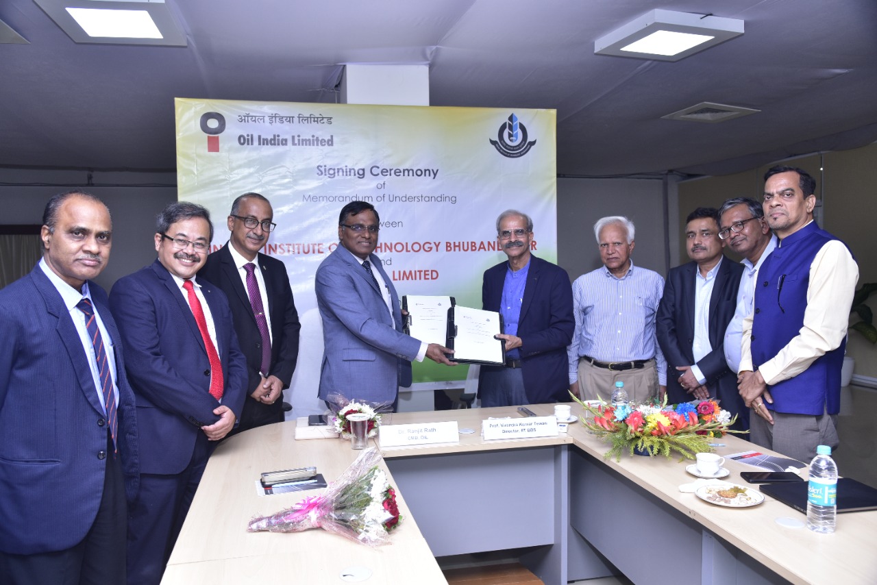 IIT Bhubaneswar inked MoU With Oil India Limited  for major Research Collaboration