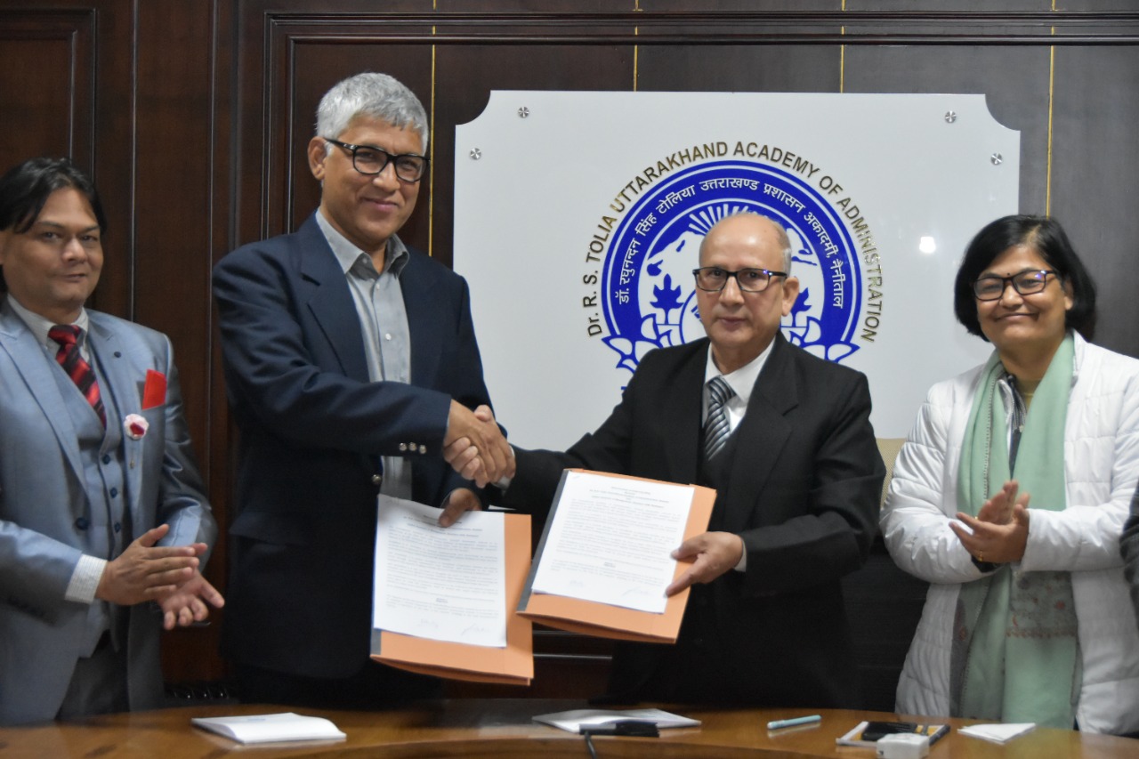 IIM Kashipur and Dr Tolia Uttarakhand Academy of Administration signed MoU to improve governance and development of Uttarakhand | Campusvarta