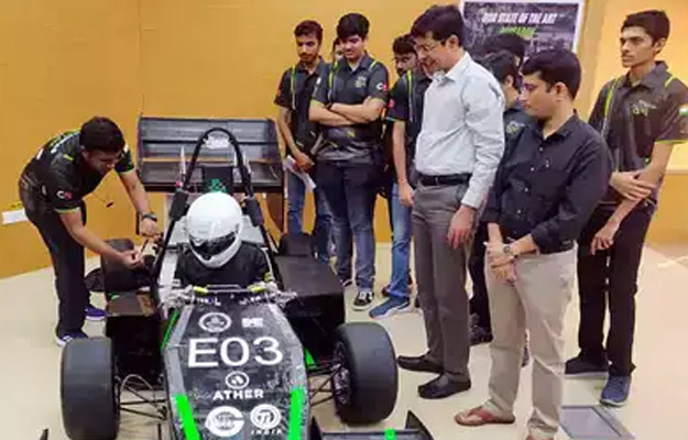 IIT Madras students’ team Raftar unveils electric racing car