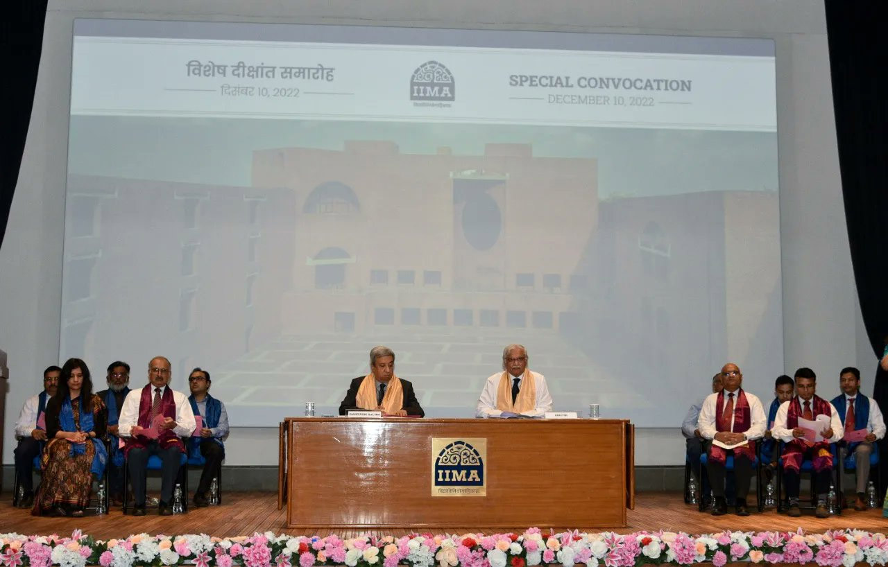 IIM Ahmedabad Conducts Special Convocation For EPGP EPGD ABA Programmes