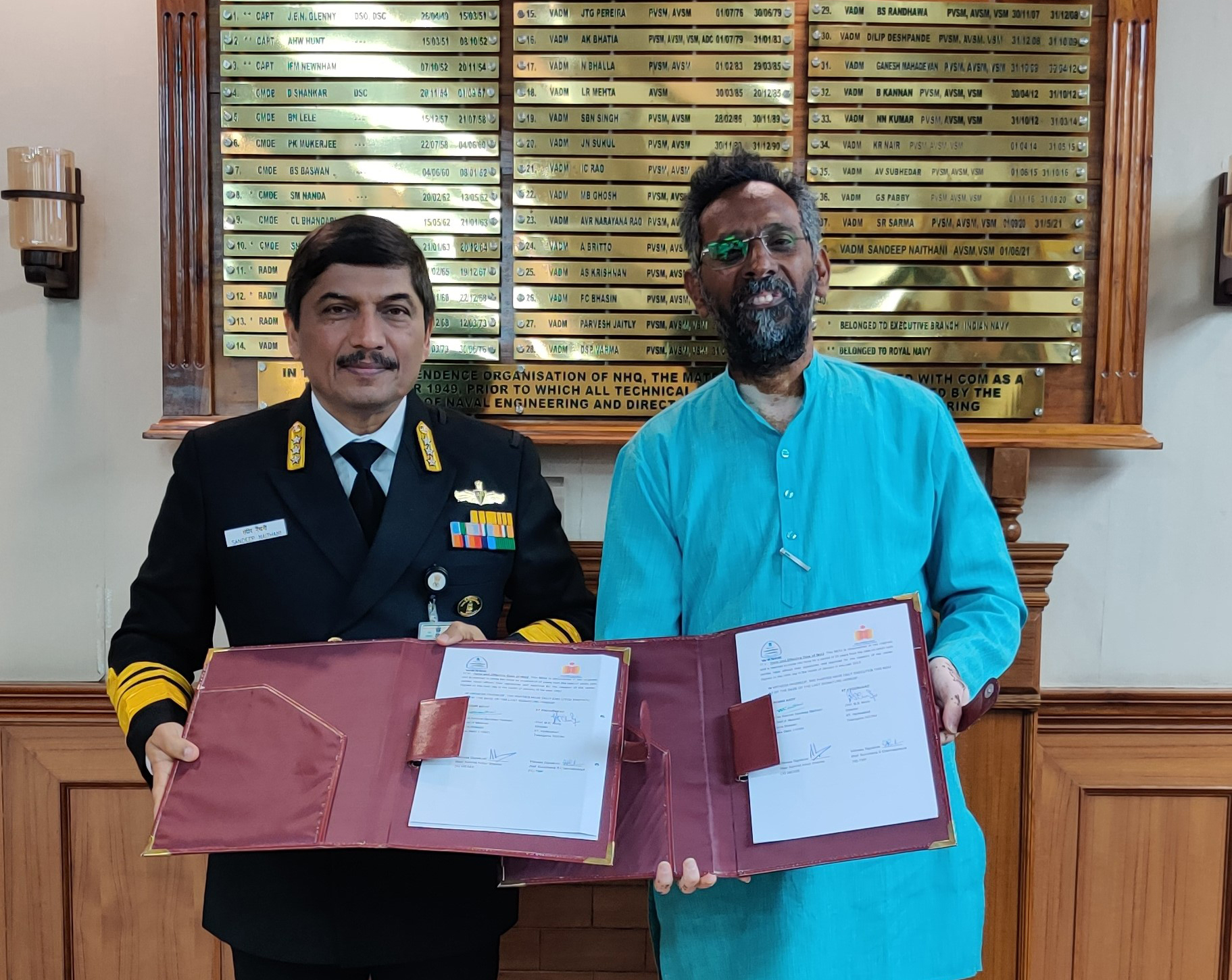 Indian Institute of Technology Hyderabad (IITH)  Joined hands with Indian Navy/ WESEE for establishing a Co-developmental Technology Innovation Centre (CTIC) at IITH Technology Research Park (IITH - TRP)