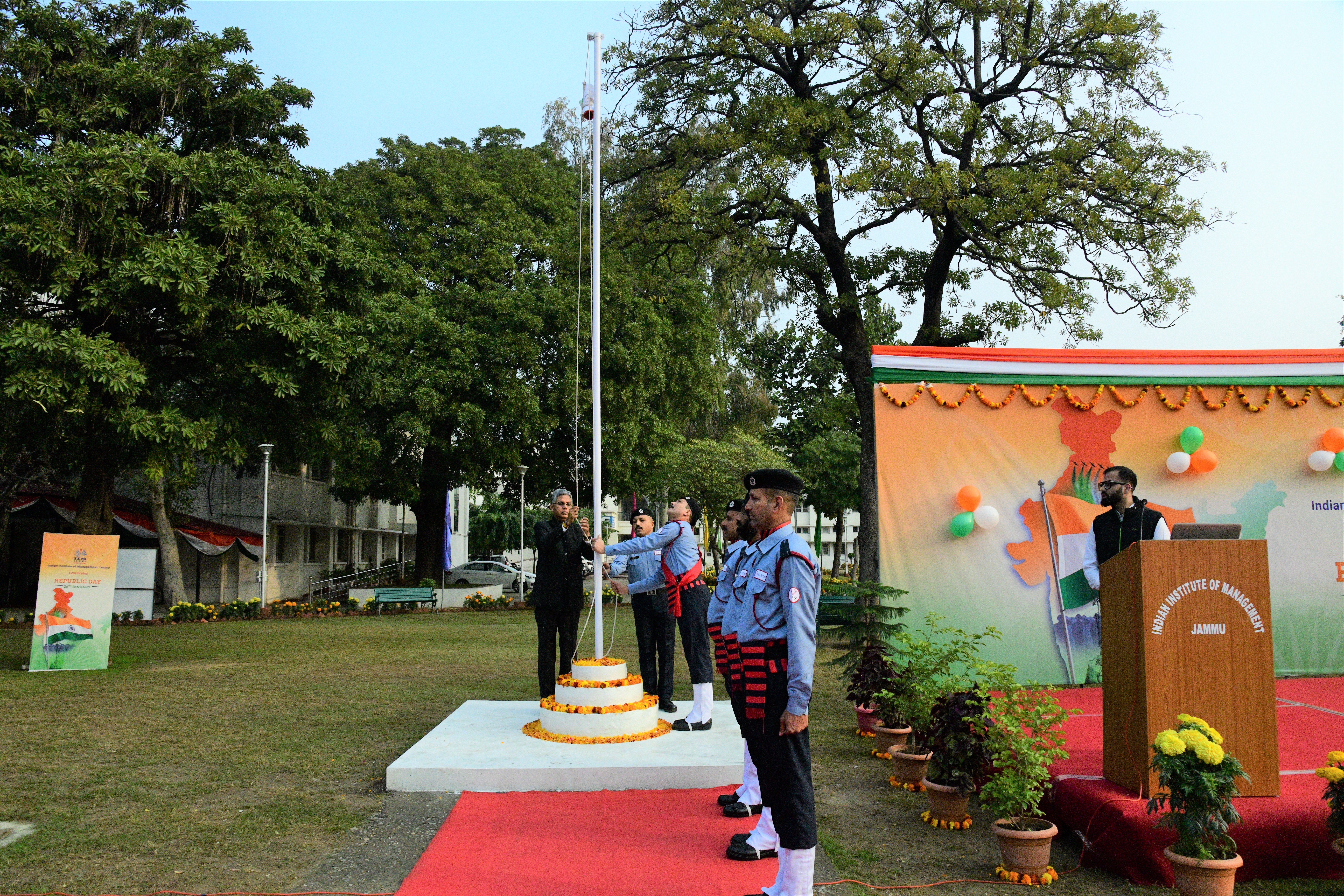 IIM Jammu celebrates 74th Republic Day with patriotic fervor | Campusvarta
