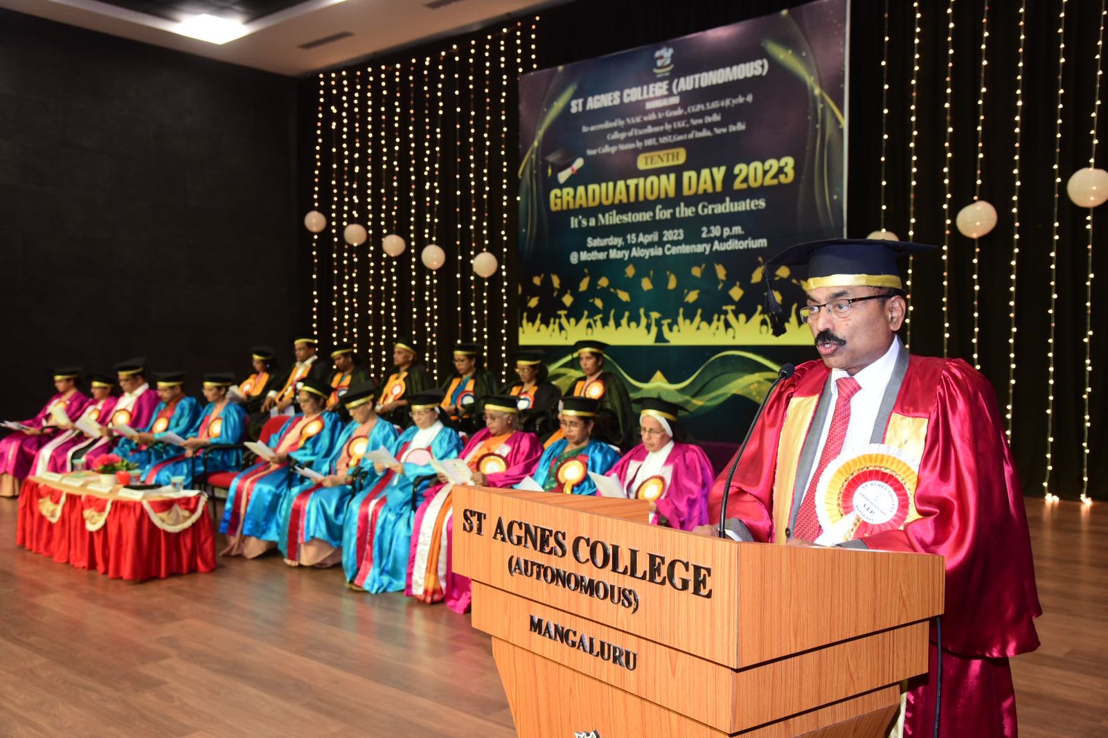 Tenth Graduation Day held at St Agnes College, Mangaluru | Campusvarta