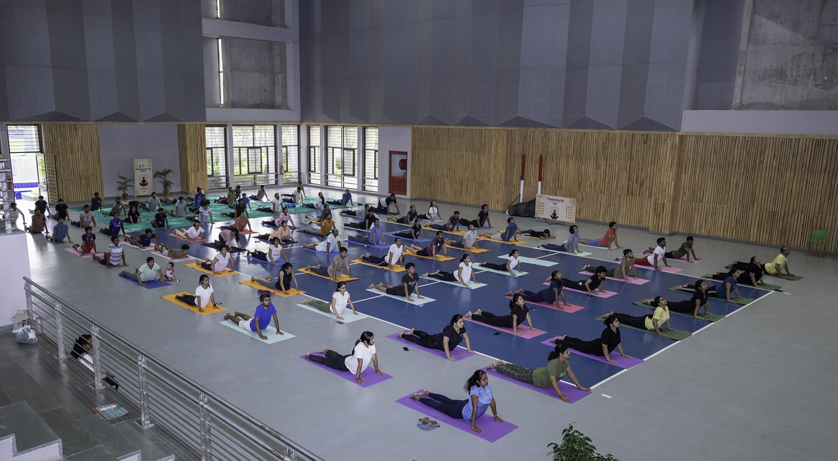 IIT Gandhinagar community celebrated the 9th International Day of Yoga | Campusvarta