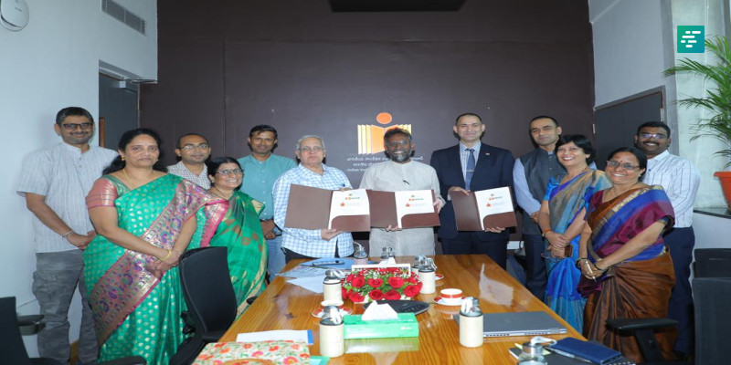 IIT Hyderabad Collaborates with  Andhra Mahila Sabha and  Neer Interactive Solutions to Establish  CGDT - Pioneering Center for Geo-spatial AI and Digital Twins | Campusvarta