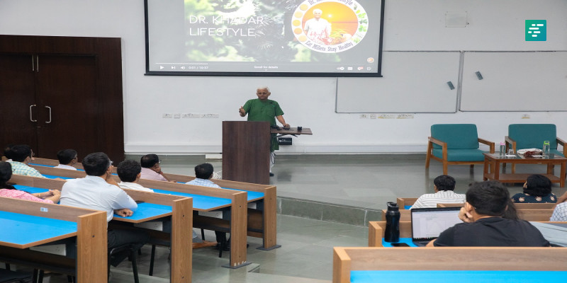 Millets are best for human health, soil, and environment; Increased use of rice, wheat, and sugar has given birth to diseases – said Dr Khader Vali at IITGN | Campusvarta