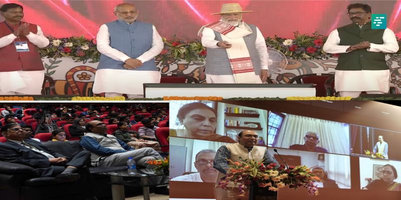 Prime Minister of India, Narendra Modi inaugurate and dedicate the new state-of-the-art IIM Ranchi campus to the nation