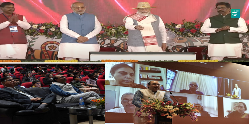 Prime Minister of India, Narendra Modi inaugurate and dedicate the new state-of-the-art IIM Ranchi campus to the nation | Campusvarta