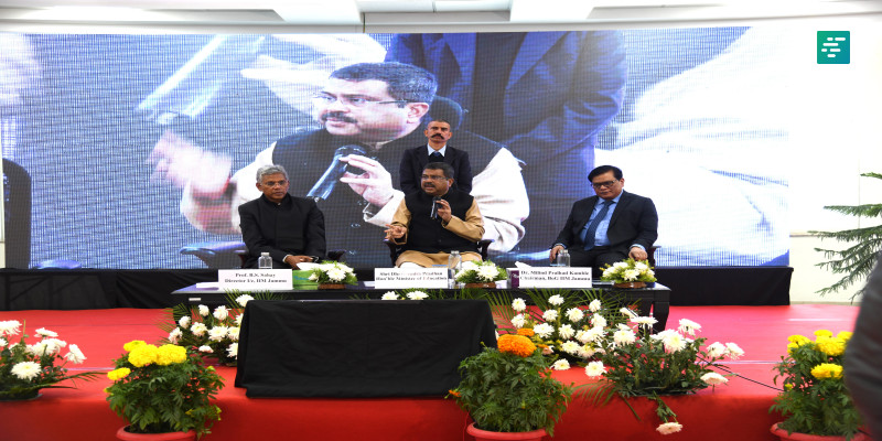 Towards a Thriving India: Hon'ble Minister of Education and Skill Development & Entrepreneurship Dharmendra Pradhan's Visionary Discourse at IIM Jammu ignites young minds for Viksit Bharat @ 2047 | Campusvarta