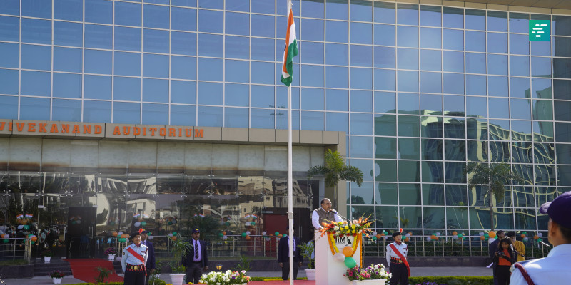 IIM Ranchi Commemorates 75th Republic Day with Patriotic Splendor | Campusvarta