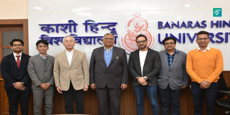 Japanese apparel giant Uniqlo's delegation calls on vice-chancellor Prof. Sudhir Kumar Jain