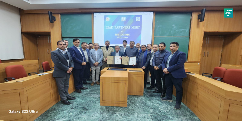 IIM Jammu Hosts Meeting of Partner Institutions for LEAD Initiative as part of Nation Building | Campusvarta