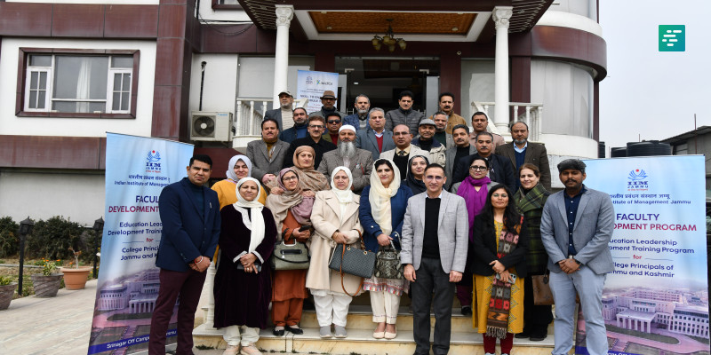 IIM Jammu Inaugurates Leadership Training Program for College Principals of Jammu and Kashmir | Campusvarta