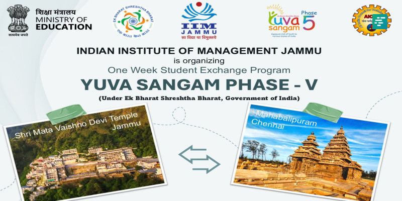 IIM Jammu and NITTR Chennai Partner for Yuva Sangam Phase V Under Ek Bharat Shreshtha Bharat (EBSB) | Campusvarta