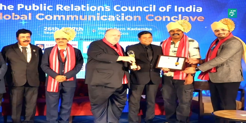 CUSB Public Relation Officer Mohammad Mudassir Alam wins Chanakya Award for Image Building from PRCI | Campusvarta