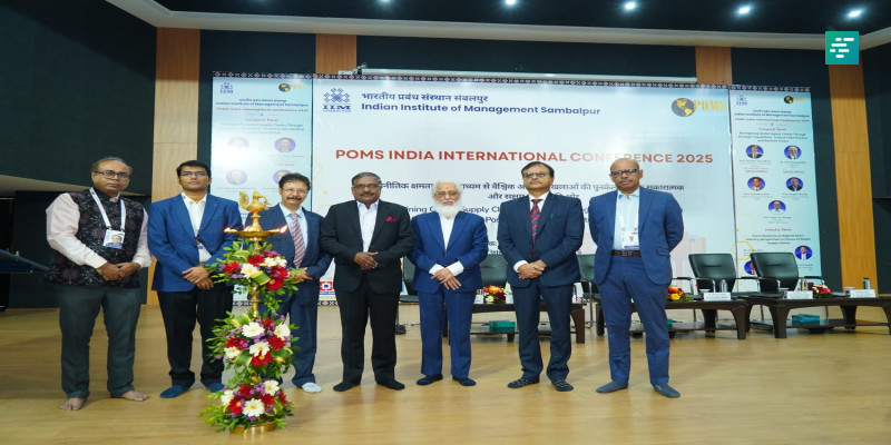 IIM Sambalpur Hosts POMS India International Conference 2025 on Operations and Supply Chain Management