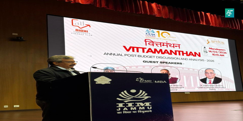 Indian Institute of Management Jammu Hosts Vittamanthan 2026: A High-Impact Post-Budget Dialogue on India’s Economic Future | Campusvarta
