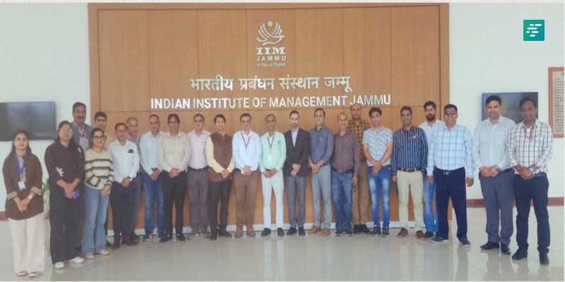 IIM Jammu Guides Scientists of Sher-e-Kashmir University of Agricultural Sciences and Technology of Jammu on Agribusiness Creation under JKCIP