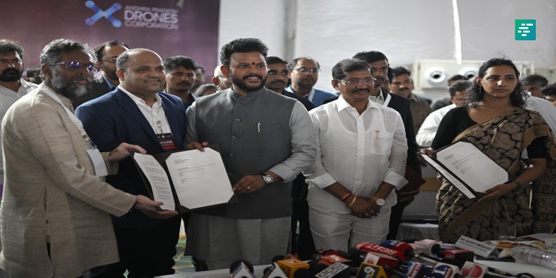 TiHAN - IIT Hyderabad and Andhra Pradesh Drones Corporation Sign MoU to Strengthen Drone Ecosystem and Support Drone City Development in Andhra Pradesh | Campusvarta